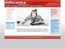 Tablet Screenshot of infoconex.com